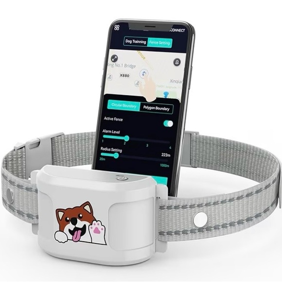 GPS Dog Collar with Wireless Electronic Boundary & Training Waterproof. NEW